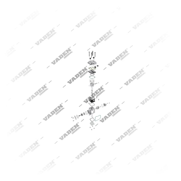 9) 51540007059, 1200 070 004 Tek Silindirli, Kompresör, Vaden