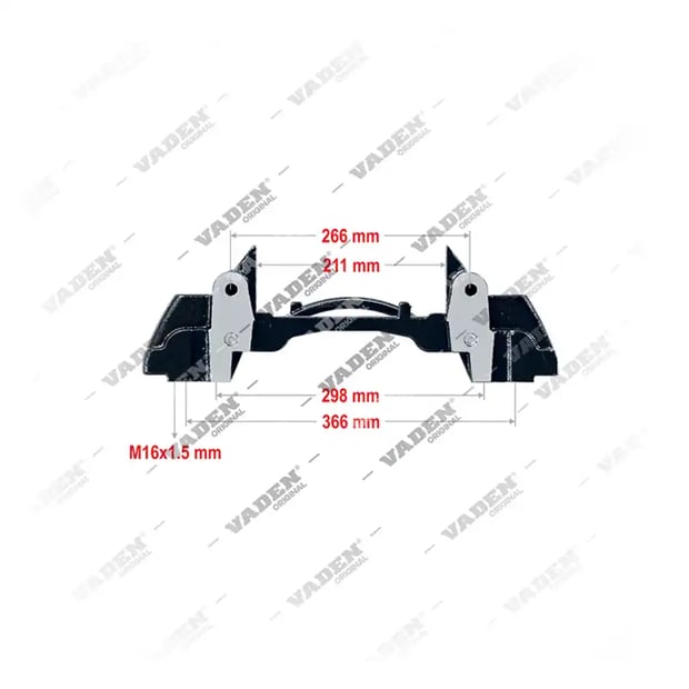 1) 2379697,K012619,907356, 3522006 SN6.../ SN7.../ SK7...- 22.5" Kızak, Kaliper Taşıyıcı, Vaden