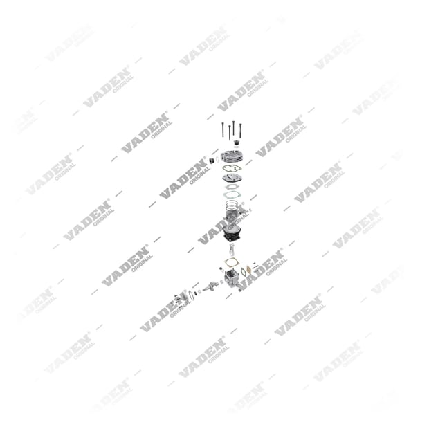 9) 0041310101,LK1811, 1100 170 004 Single Cylinder, Air Compressor, Vaden