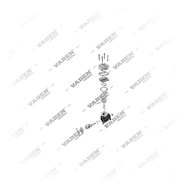 9) 4111455070,51541017201, 51.54101-7201 Tek Silindirli, Kompresör, Vaden