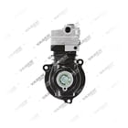 1300260002 (7600 850 006, 8131848, 7408131848 con ingranaggio), Doppio cilindro, Compressore d'aria - Rear View