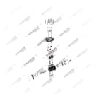 5004187,TUFLO750, 2600 120 001 Cilindro duplo, Compressor de ar, Vaden