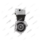 1700030002 (7600 850 004, 8170446, 7408170446 mit Getriebe), Zweizylinder, Luftkompressor - Front View