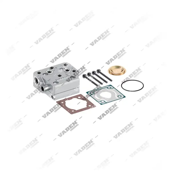 1) 9111539432, 28 01 10 Cabeçote, Kit reparo do compressor de freio a ar, Vaden