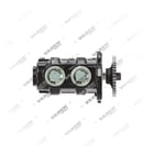1700035002 (7600 850 008, 3161258, 7403161258 con ingranaggio), Doppio cilindro, Compressore d'aria - Bottom View