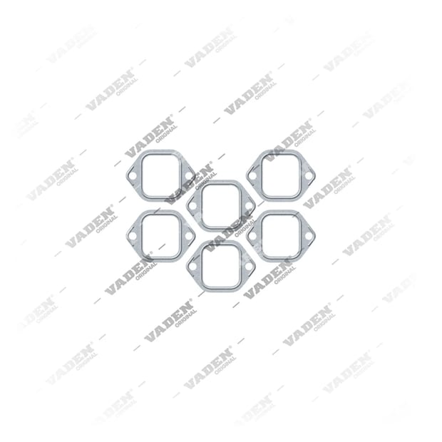 1100 01 003 X 6 Empaquetadura, Colector de escape - Front Perspective View