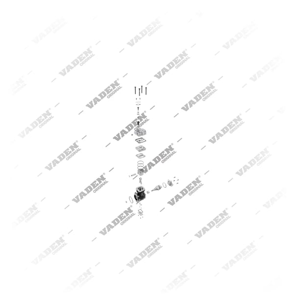 9) K019553,4948553, 3000 060 001 Single Cylinder, Air Compressor, Vaden