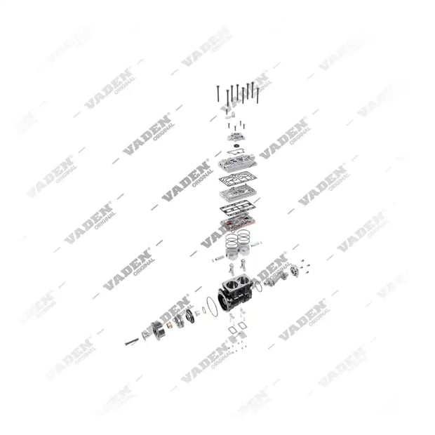 9) K100417N06,K100417N07,LS8902,7422147345, 1700 130 001 EURO6 Kavramalı, Kompresör, Vaden