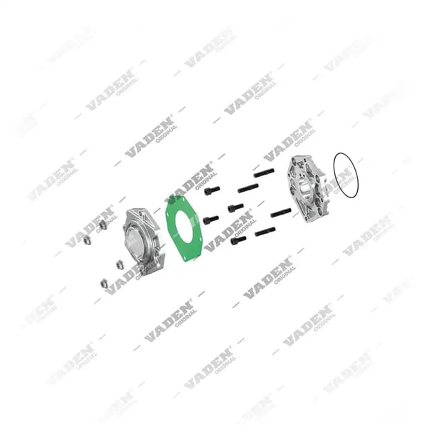 1) , 7500 850 010 Flange da cambota, Kit reparo do compressor de freio a ar, Vaden
