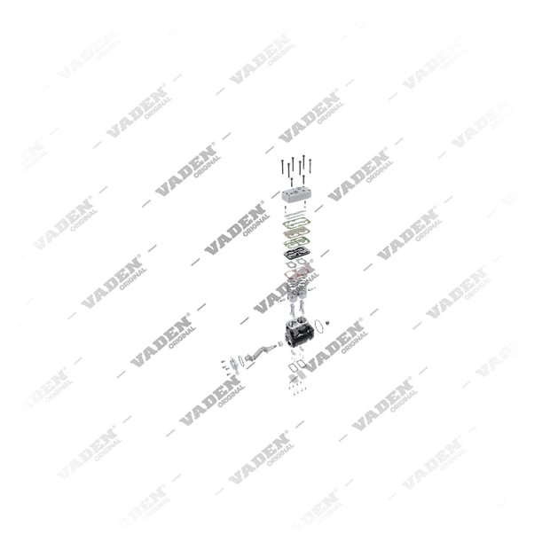 9) I97493000,I97493AT,I97493X00,I97493X50,LP4815,1303227,571184, 1400 030 002 Çift Silindirli, Kompresör, Vaden