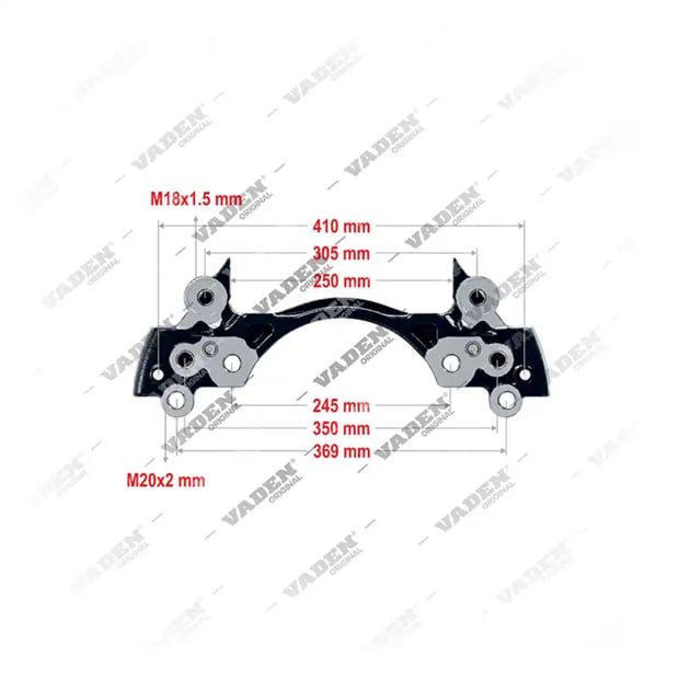 1) 68325303, 4122002 ELSA 195 /ELSA 225 /EX 225- 22.5" Kızak, Kaliper Taşıyıcı, Vaden