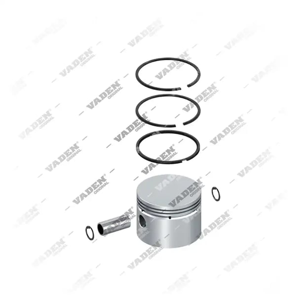 1) 5010438014, 7000 104 100 Ø100,00mm (STD) Pistão e Anel, Kit reparo do compressor de freio a ar, Vaden