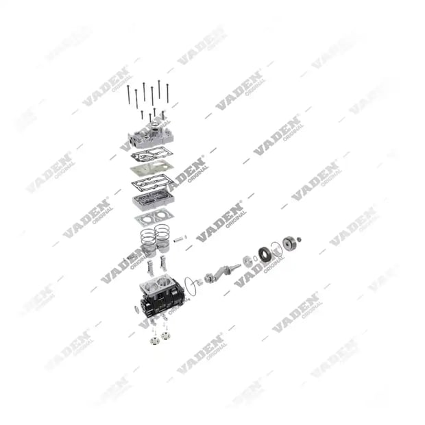 9) 2039907,2573753,2845574,9125220000,9125220020, 1400 100 003 EURO6 Kavramalı, Kompresör, Vaden