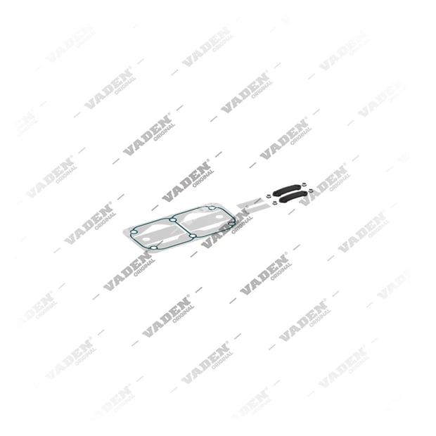 1) , 1700 070 250 Kit de válvulas, Kit reparo do compressor de freio a ar, Vaden