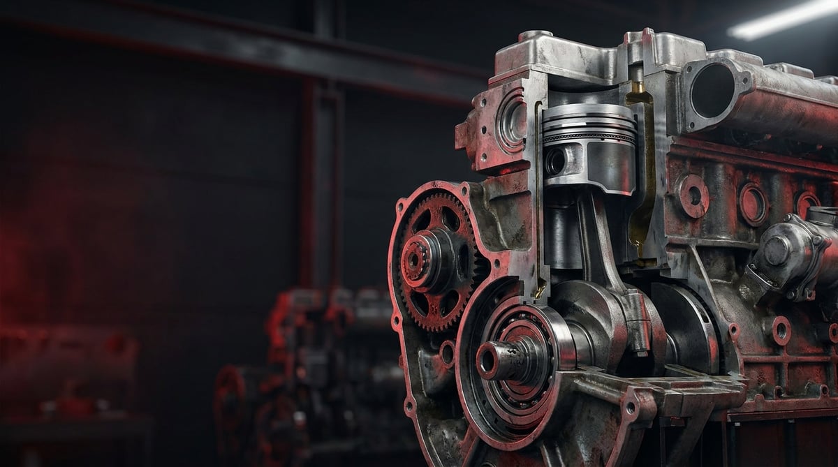 Compressor Piston-Ring & Connecting Rod (rotating assembly)