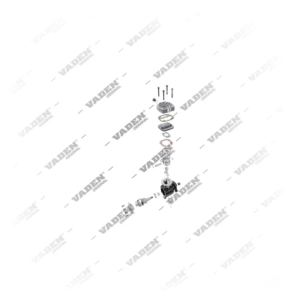 9) 4111455120,51541017229, 1200 170 001 Tek Silindirli, Kompresör, Vaden