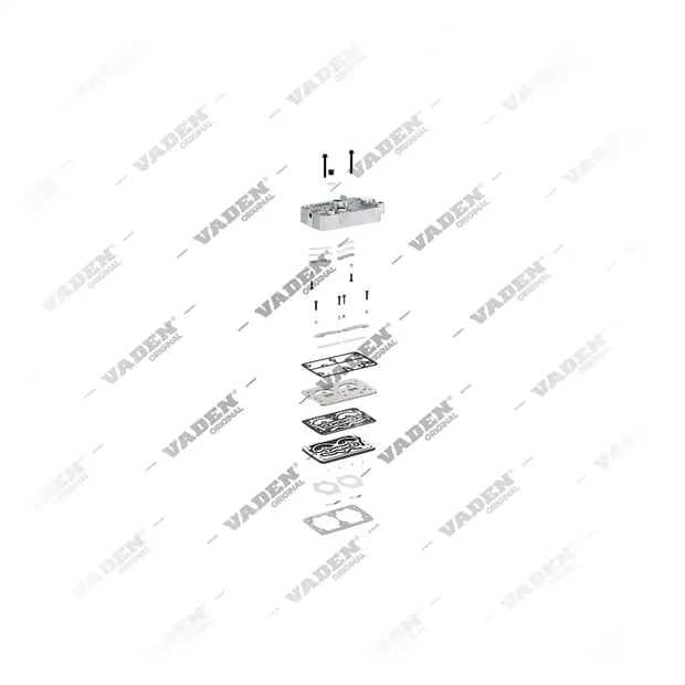 2) 1320400S1,1320401S1,1348480S1,1396282S1,1396283S1,LP4969S1,LP4970S1,LP4983S1, 16 09 50 Silindir Kapak, Kompresör Parçaları, Vaden