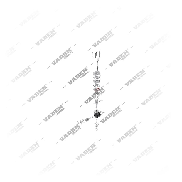 9) K011192,K040690N00,LK8905,LP3998,04124820,04124820,04909170, 2000 130 002 Single Cylinder, Air Compressor, Vaden