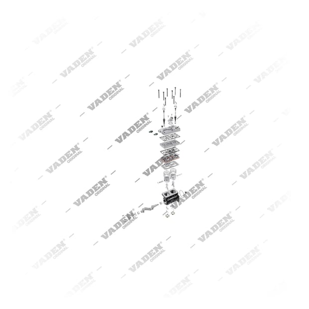 9) K173359N00,K173359N50,LK2006, 1100 420 002 Cilindro duplo, Compressor de ar, Vaden