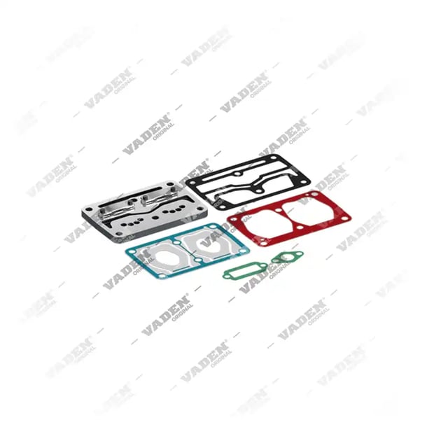 1) , 1900 025 650 Placa da válvula, Kit reparo do compressor de freio a ar, Vaden