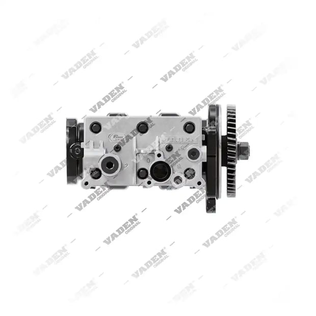 3) 9125120010SP1,20569251SP2, 1300 200 002 (7600 850 006, 8131848, 7408131848 com engrenagem) Cilindro duplo, Compressor de ar, Vaden