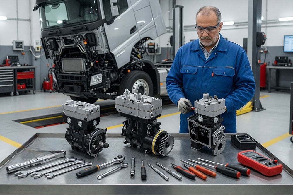 Choosing an Air Brake Compressor Manufacturer
