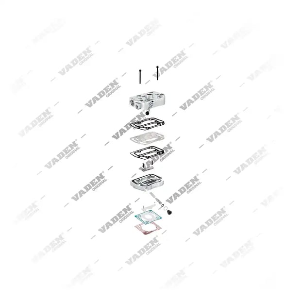 25 08 10 Cabeçote, Kit reparo do compressor de freio a ar – imagem 2