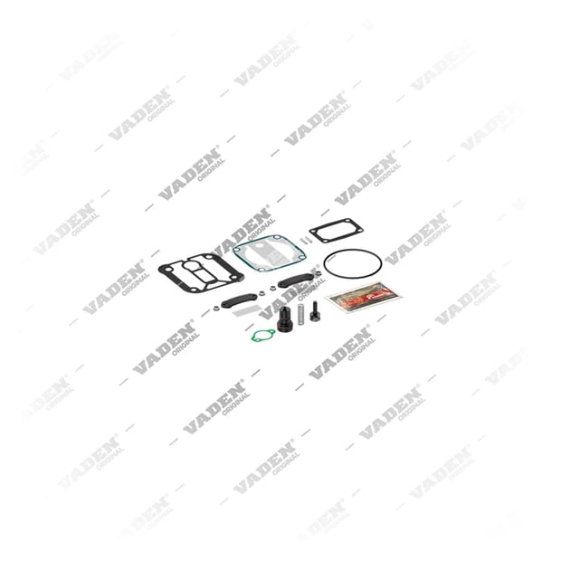 1) SEB22519, 2500 250 760 Kit de reparação, Kit reparo do compressor de freio a ar, Vaden