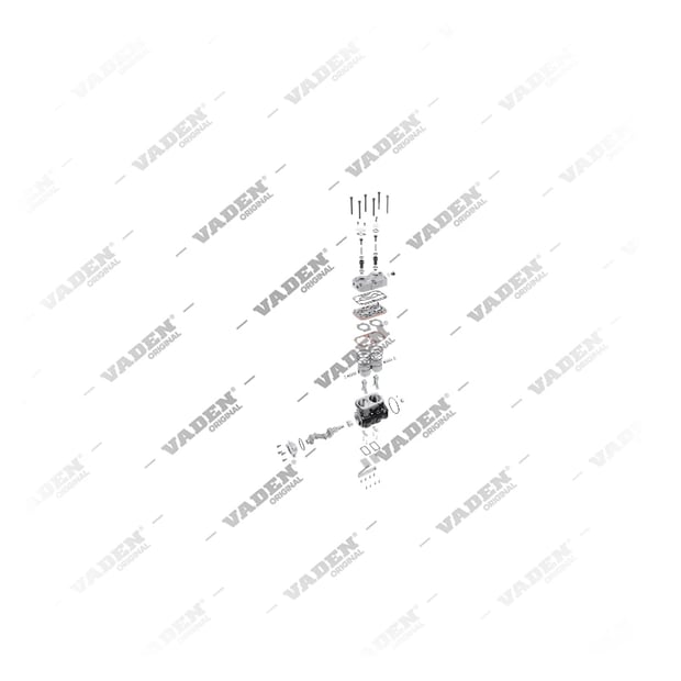 9) 41211121,41211339,41211425,99471918,1194194,1194410,LP4857, 1500 075 002 Doppio cilindro, Compressore d'aria, Vaden