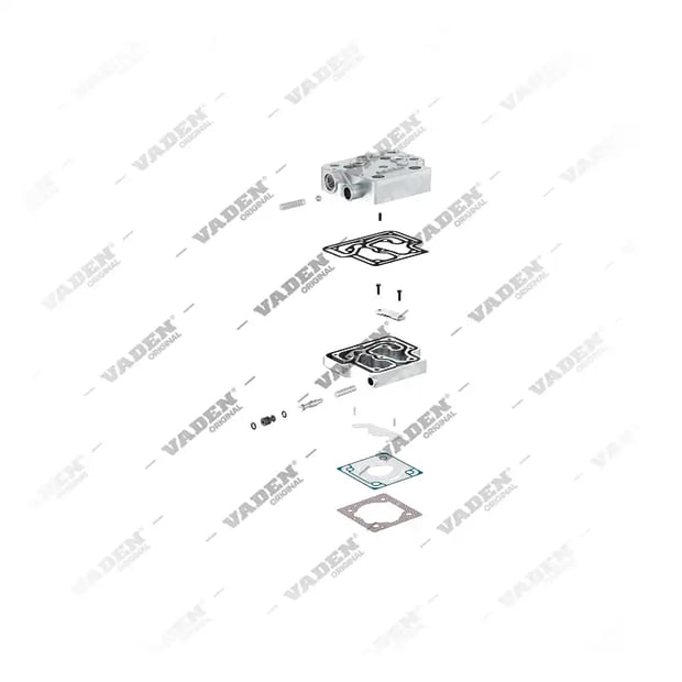 25 03 50 Cabeçote, Kit reparo do compressor de freio a ar – imagem 2