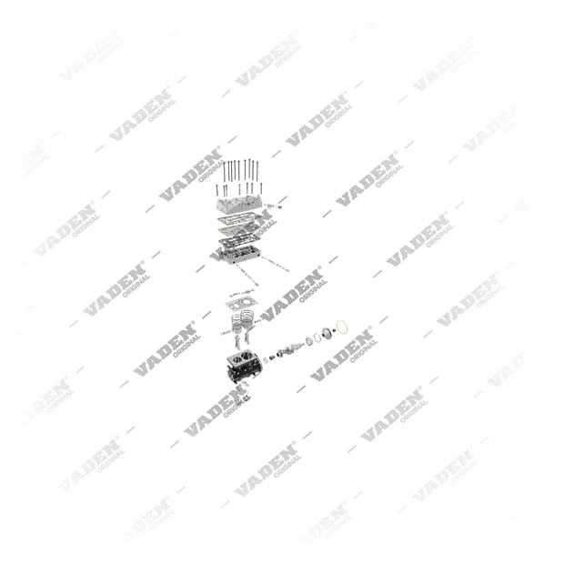 9) 9127180010,2020653, 1600 160 002 EURO6 Çift Silindirli, Kompresör, Vaden