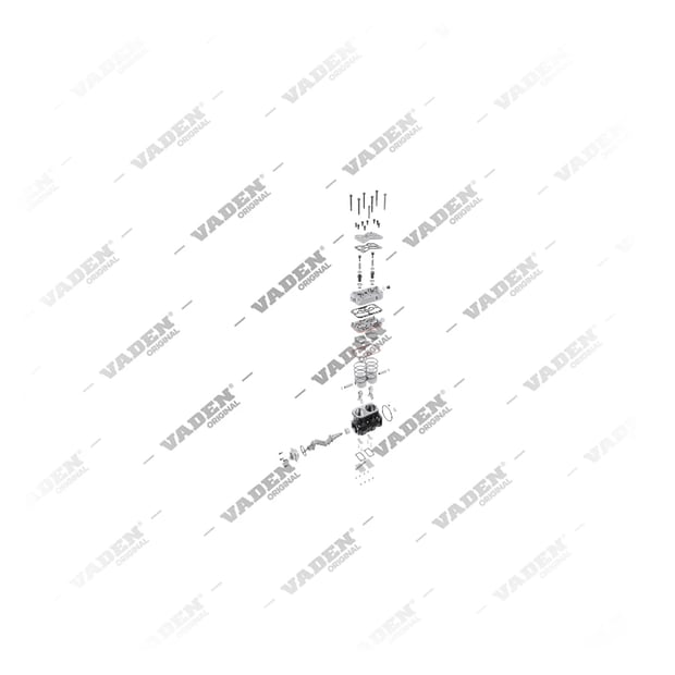 9) K013739,LK4958,7C462875ADN, 1800 070 001 Cilindro duplo, Compressor de ar, Vaden