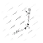 1100 320 001 Twin Cylinder, Air Compressor - Exploded Parts Diagram