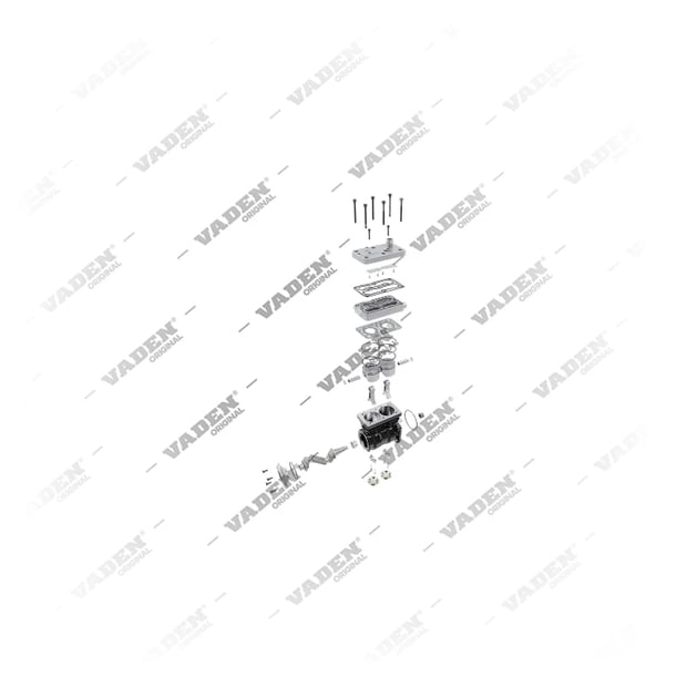 9) 9061300215SP1,9061301015SP1,9061302315SP1,4115530000SP1, 1100 015 020 Çift Silindirli, Kompresör, Vaden