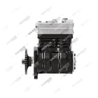 1300180002 (7600 850 008, 3161258, 7403161258 mit Getriebe), Zweizylinder, Luftkompressor - Left Side View