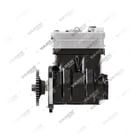 1300190007 (7600 850 008, 3161258, 7403161258 con ingranaggio), Doppio cilindro, Compressore d'aria - Left Side View