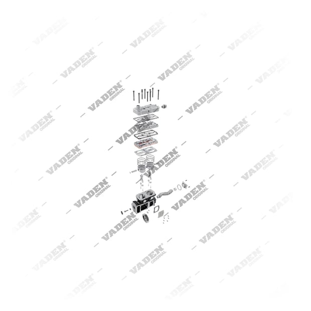 9) K015965,K067246N00,K088948N00,K088948N04,K118698N00,K118698N04,K231048N04,LK4928,51541007114,51541007196,51541007227,51541007248, 1200 019 001 Çift Silindirli, Kompresör, Vaden