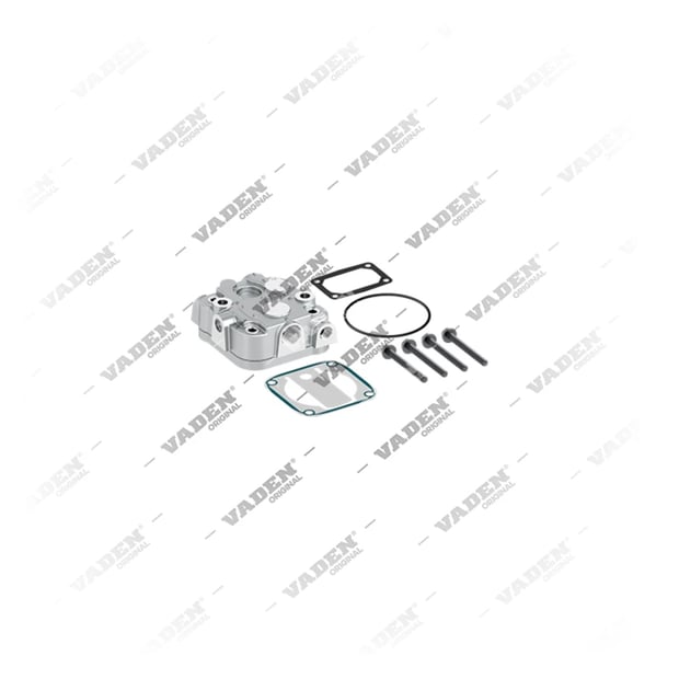 1) LK3857S2,57RS300781S2, 19 10 50 Cabeçote, Kit reparo do compressor de freio a ar, Vaden