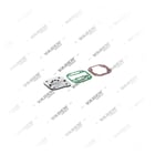 4111455012,5000816054,0001304420,81541246015, 1200 160 650 Placa da válvula, Kit reparo do compressor de freio a ar, Vaden