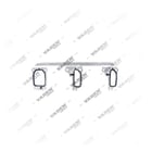 4712030780, 0101 293 Conta, Egzoz Manifold, Vaden