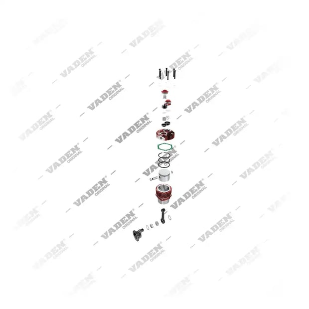 3) , 1700 090 002 Mono Cilindro, Compressor de ar, Vaden