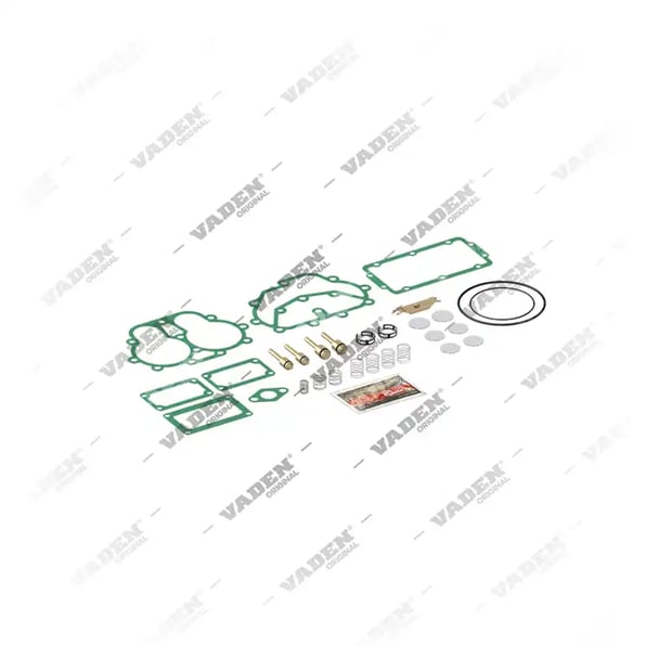 1) 1327886,I810150061, 1400 040 100 Kit de reparação, Kit reparo do compressor de freio a ar, Vaden