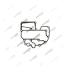 51059010134,51059010144,51059010160, 8120 005 Gasket, Refrigerador de óleo, Vaden