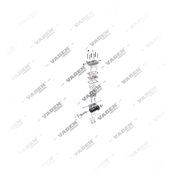 9) 5004416,5004417,5005920,5008303,5011086,800595,DURAFLO596,II37369,LP4977, 2200 030 001 Çift Silindirli, Kompresör, Vaden