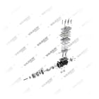 2039907,2573753,2845574,9125220000,9125220020, 1400 100 002 EURO6 Kavramalı, Kompresör, Vaden