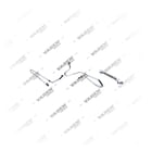 20497759,20714187,20747954, 0103 049 Tubo de pressão de ar, Kit reparo do compressor de freio a ar, Vaden