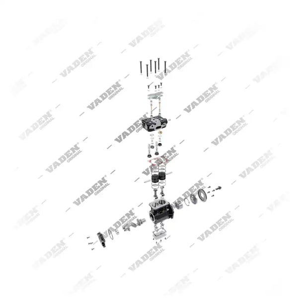 9) 5004188,TUFLO550, 2600 120 002 Çift Silindirli, Kompresör, Vaden