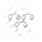 9061420280,9061421180, 1100 01 005 Junta, Coletor de escape, Vaden