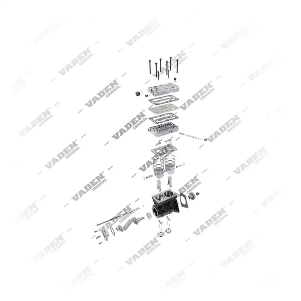 1100 020 005 Cilindro duplo, Compressor de ar – imagem 9