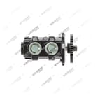 1700110003 (7600 850 006, 8131848, 7408131848 con engranaje), Bicilíndrico, Compresor de aire - Bottom View